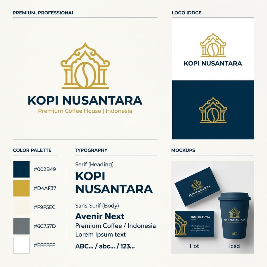 Kopi Nusantara: Branding Kit