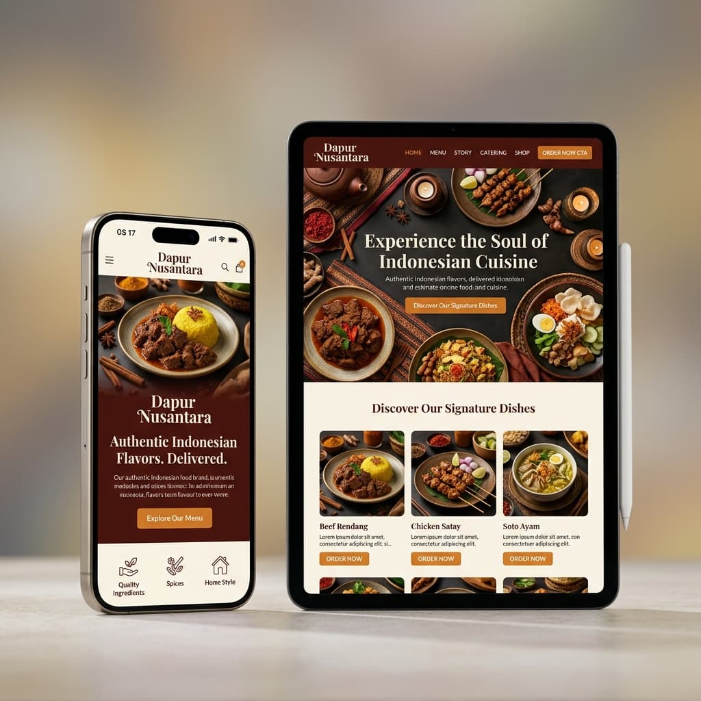 Dapur Nusantara: Landing Page