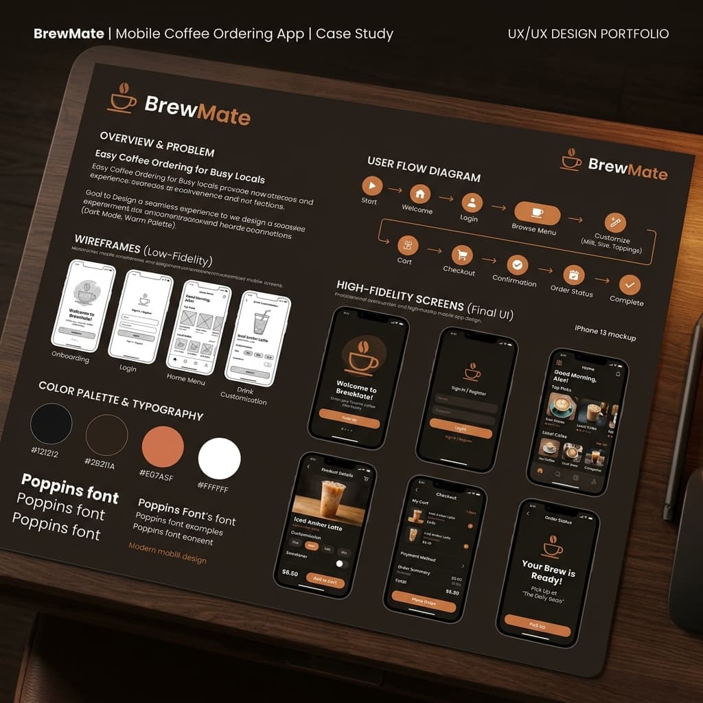 BrewMate: UI/UX Mobile App