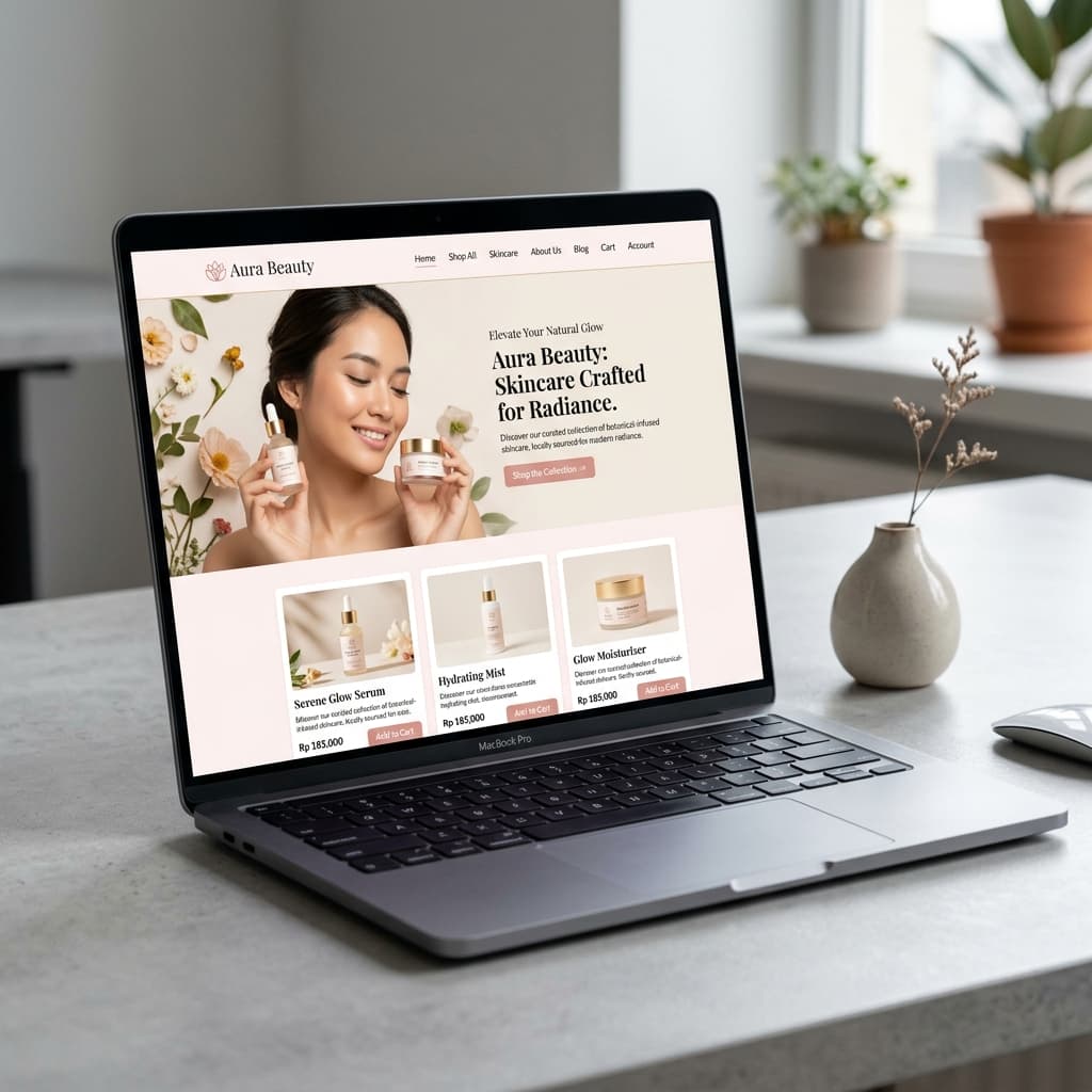 Aura Beauty: E-commerce Website